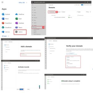 Adding a Domain and Configuring DNS for Office 365